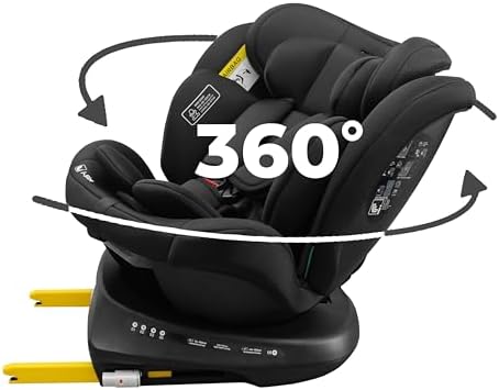 Siège auto i-Size 360° avec protection latérale et installation ISOFIX