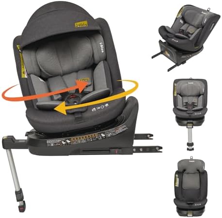 Siège Auto Pivotant 360° avec Norme de Sécurité ECE R129 pour Enfants de 40 à 150 cm