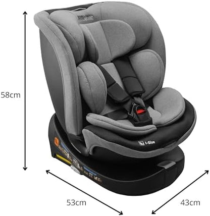 Siège auto évolutif et sécurisé pour enfants de 0 à 12 ans avec rotation 360°