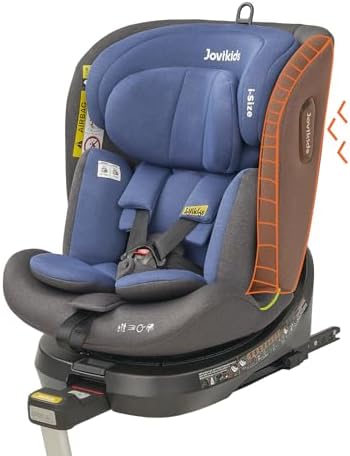 Siège auto pivotant 360° pour enfants de 40 à 150 cm avec sécurité i-Size