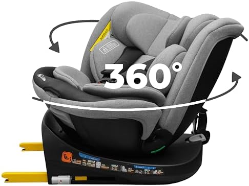 Siège auto évolutif et sécurisé pour enfants de 0 à 12 ans avec rotation 360°
