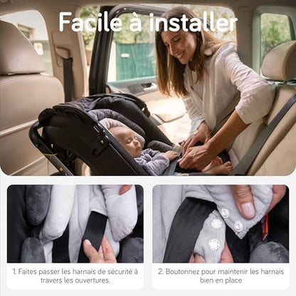 Confort et Sécurité pour Bébé avec le Réducteur Siege Auto 2-en-1